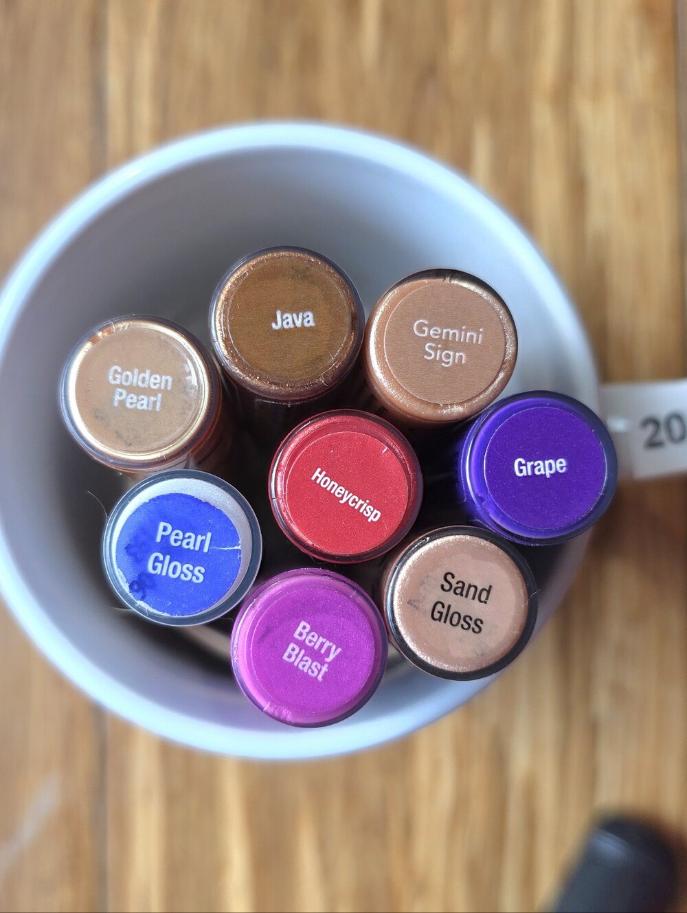 LIPSENSE GLOSS TESTERS....lot of 8